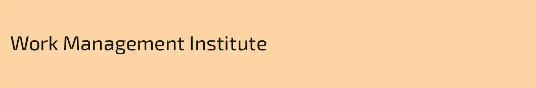 Work Management Institute